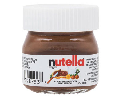  Nutella Hazelnut Spread – 0.88 oz. Glass Jar 