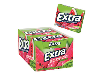  Wrigley’s Gum 10 Ct Extra Long Last Watermelon 